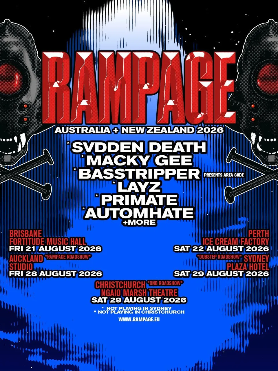 Rampage登陆新西兰:我们所知的一切